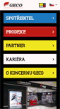 Mobile Screenshot of geco.cz