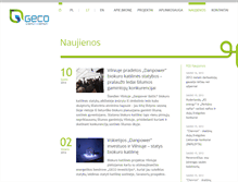 Tablet Screenshot of geco.lt