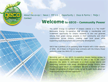 Tablet Screenshot of geco.coop
